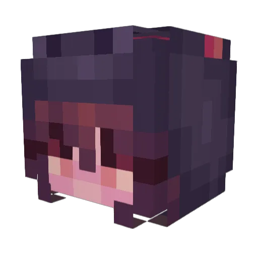 WasWilliam Minecraft avatar head, 3D render