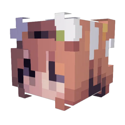 Wasabi102 Minecraft avatar head, 3D render