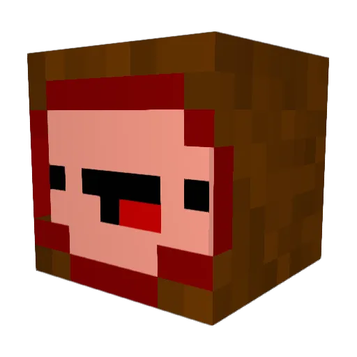 Wasabii__ Minecraft avatar head, 3D render