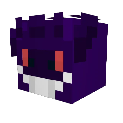 Wasapique Minecraft avatar head, 3D render