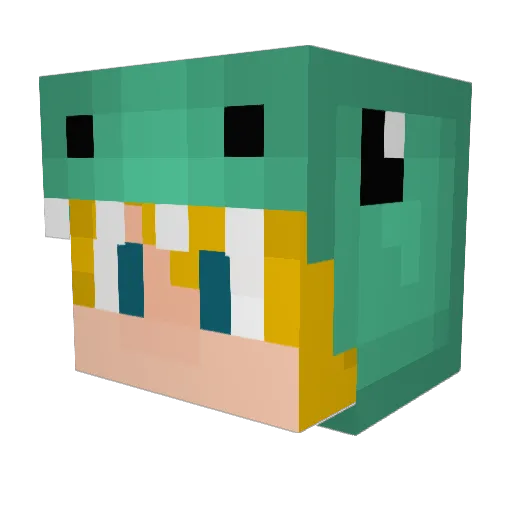 Waschl123 Minecraft avatar head, 3D render