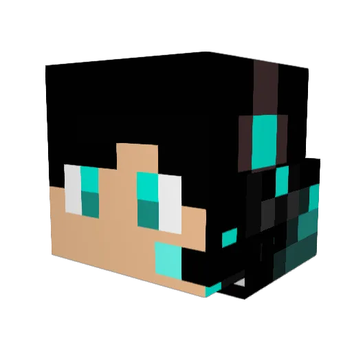 WasgehtAb213 Minecraft avatar head, 3D render