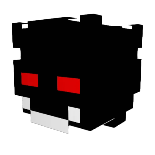 Wasget63 Minecraft avatar head, 3D render