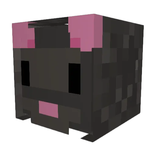 WashedHat Minecraft avatar head, 3D render
