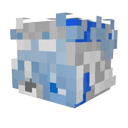 WashiMC Minecraft avatar head, 3D render