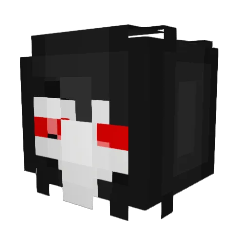 Wasonmalone1 Minecraft avatar head, 3D render