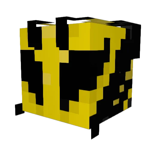 Waspify Minecraft avatar head, 3D render