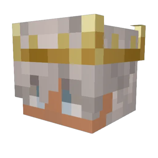 Wast32130 Minecraft avatar head, 3D render