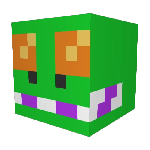 WastedDoubloons Minecraft avatar head, 3D render