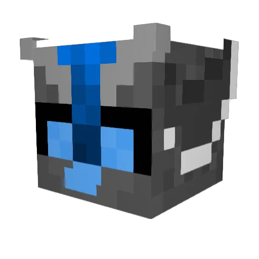 WastefulCayote Minecraft avatar head, 3D render