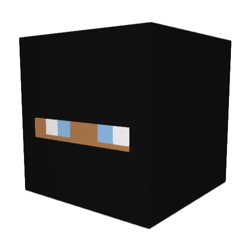 Wat3rMalone Minecraft avatar head, 3D render