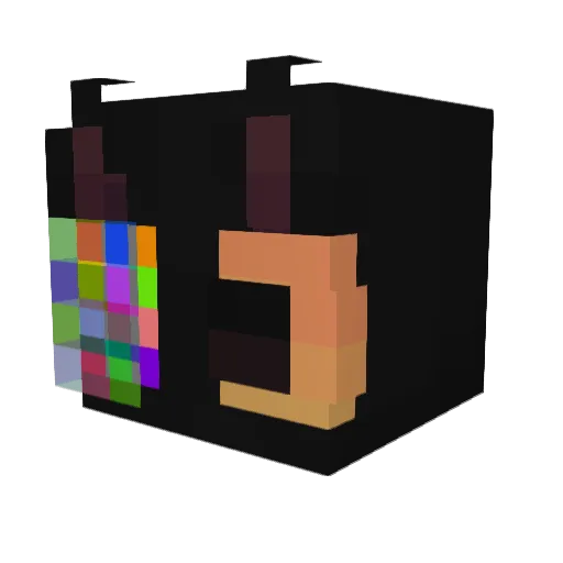 Wat_er Minecraft avatar head, 3D render
