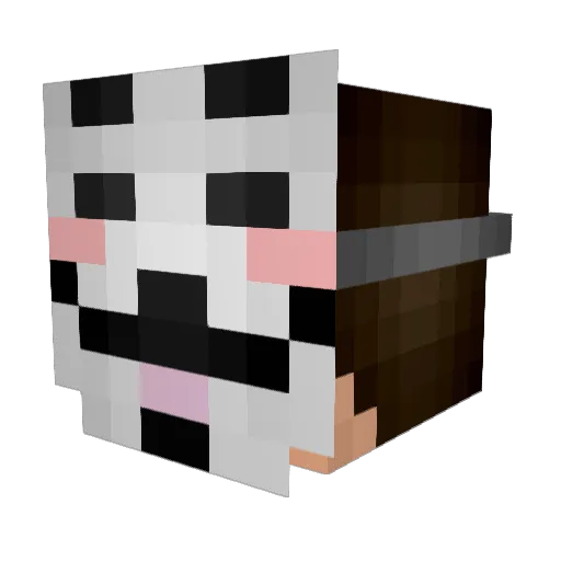 WatchDog2002 Minecraft avatar head, 3D render