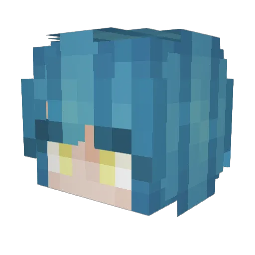 WatchWolffe Minecraft avatar head, 3D render
