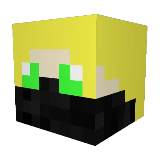 WatchfulRat2723 Minecraft avatar head, 3D render