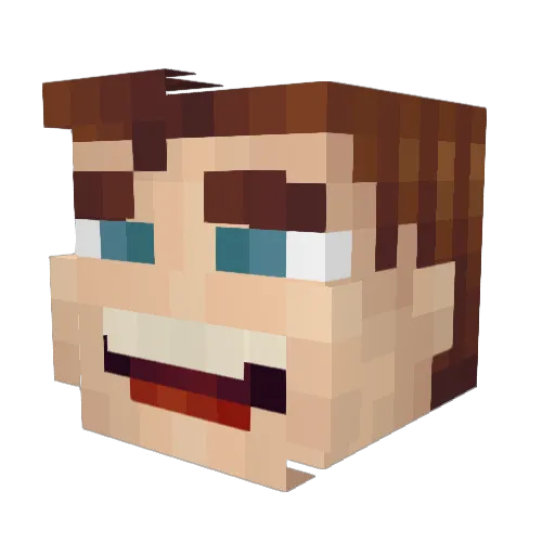 Watdoeikhier Minecraft avatar head, 3D render