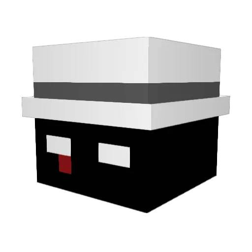 Watduh Minecraft avatar head, 3D render