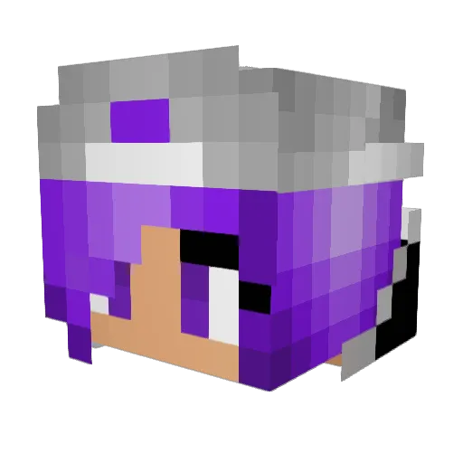 Wateliger67 Minecraft avatar head, 3D render