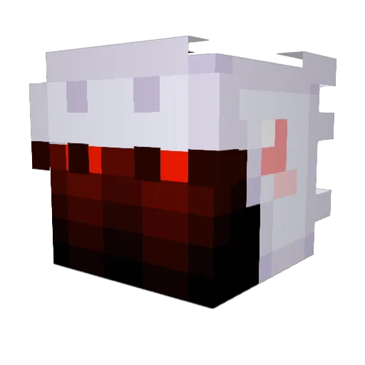 Water99101 Minecraft avatar head, 3D render