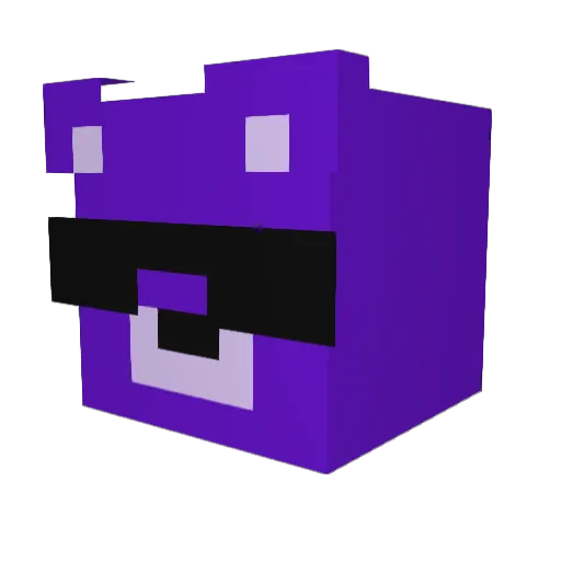 WaterDash57 Minecraft avatar head, 3D render