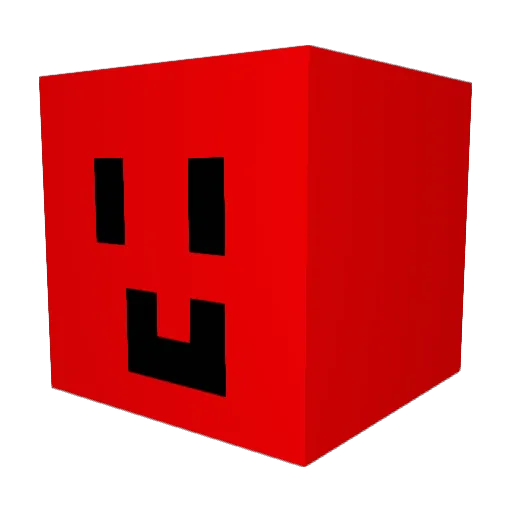 WaterGT Minecraft avatar head, 3D render