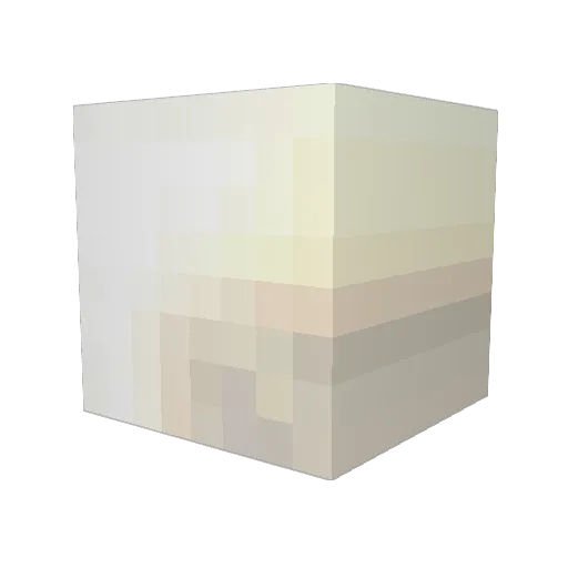 Water_Filter Minecraft avatar head, 3D render