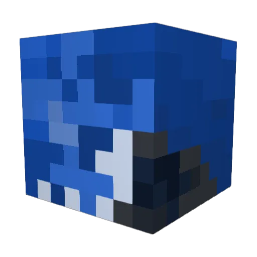 Water_Thrower Minecraft avatar head, 3D render