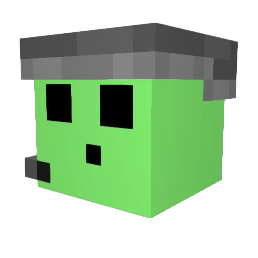 Waterboy2403 Minecraft avatar head, 3D render