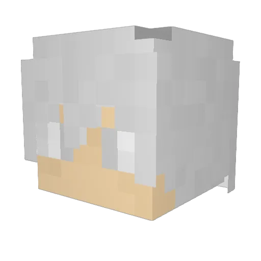 Waterfall99 Minecraft avatar head, 3D render