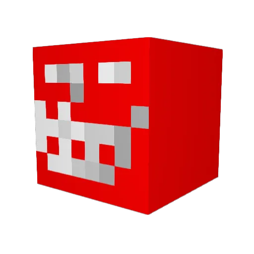WaterierBand Minecraft avatar head, 3D render