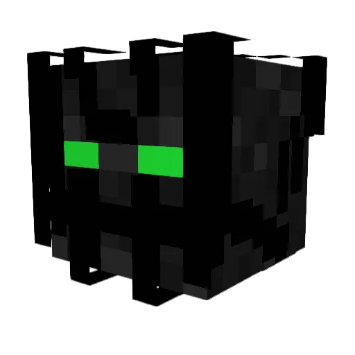 Watermelonehead Minecraft avatar head, 3D render