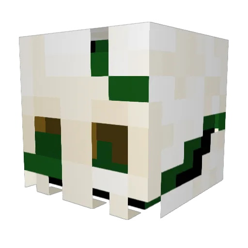 Watermelxnzz Minecraft avatar head, 3D render