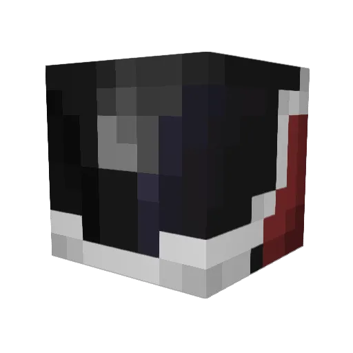 Watoooon Minecraft avatar head, 3D render