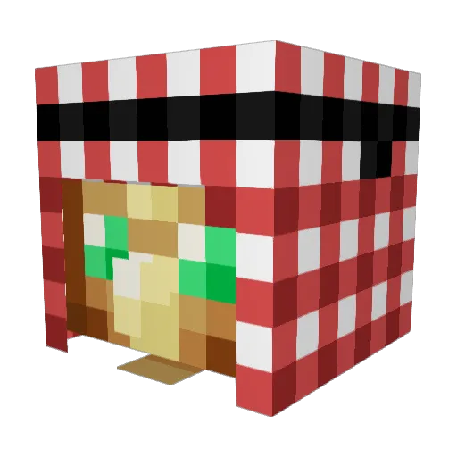 Watson_730 Minecraft avatar head, 3D render