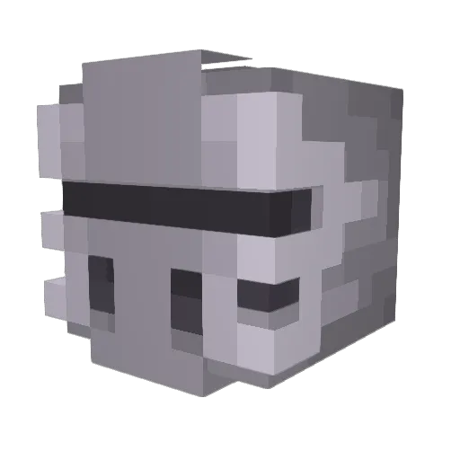 WaveDasher Minecraft avatar head, 3D render