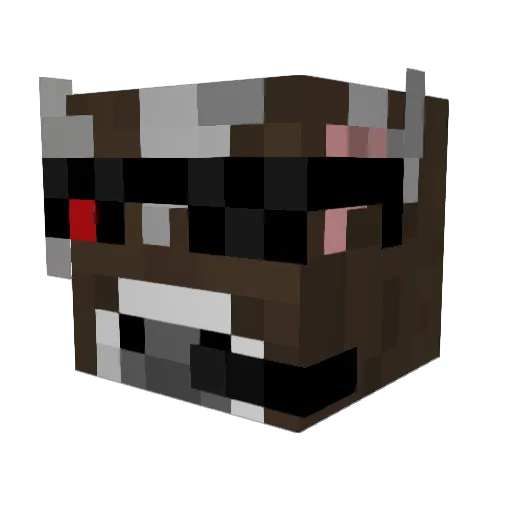WaveLinkYT Minecraft avatar head, 3D render