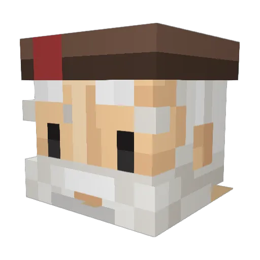 WavemasterM633 Minecraft avatar head, 3D render