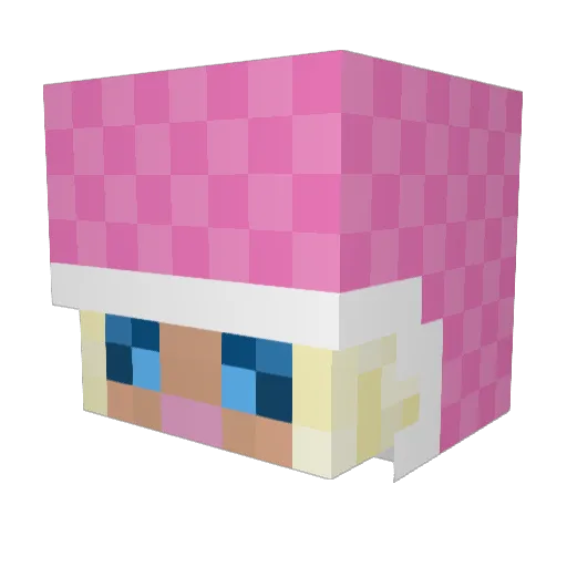WaverlyGames Minecraft avatar head, 3D render