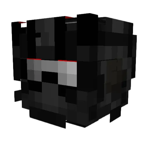 Wavtech Minecraft avatar head, 3D render
