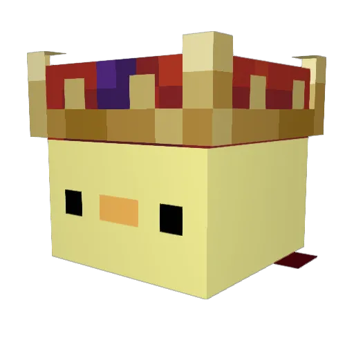 WavyDavyyy Minecraft avatar head, 3D render