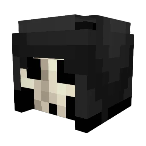 WavyLucifer Minecraft avatar head, 3D render