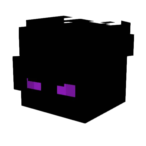 WavyNiko Minecraft avatar head, 3D render