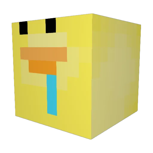 WavyRanger Minecraft avatar head, 3D render