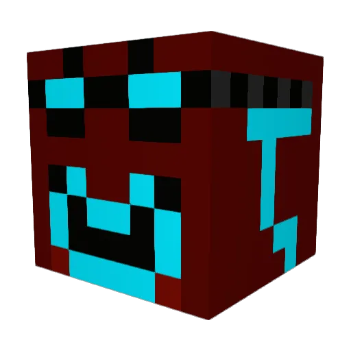 WavyTy Minecraft avatar head, 3D render