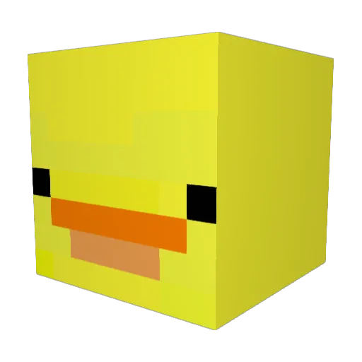 WavyZodi Minecraft avatar head, 3D render