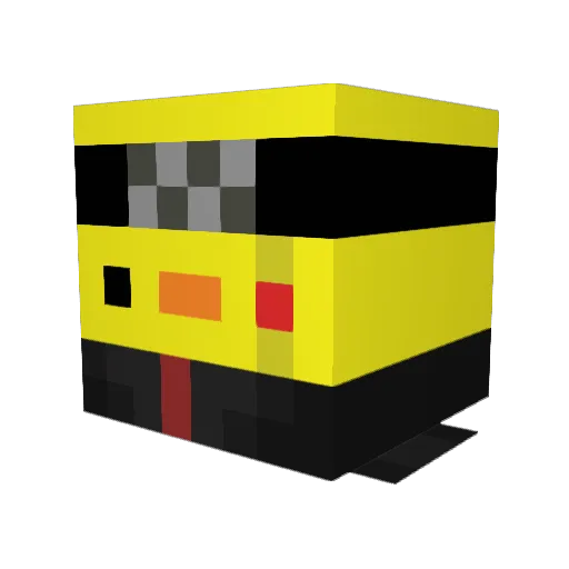 Wavyyy_ll Minecraft avatar head, 3D render
