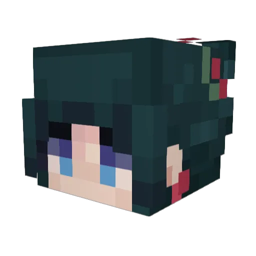 Wawa808 Minecraft avatar head, 3D render