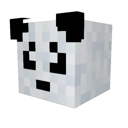 Waxelzon Minecraft avatar head, 3D render