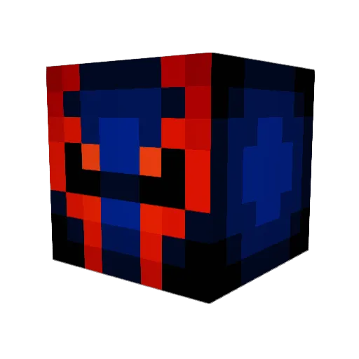 WaxieGordon Minecraft avatar head, 3D render