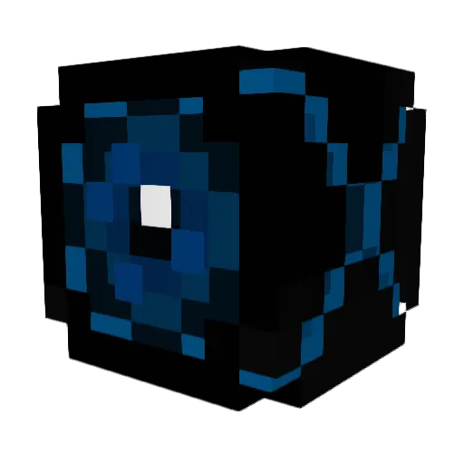 Waxxed_ Minecraft avatar head, 3D render